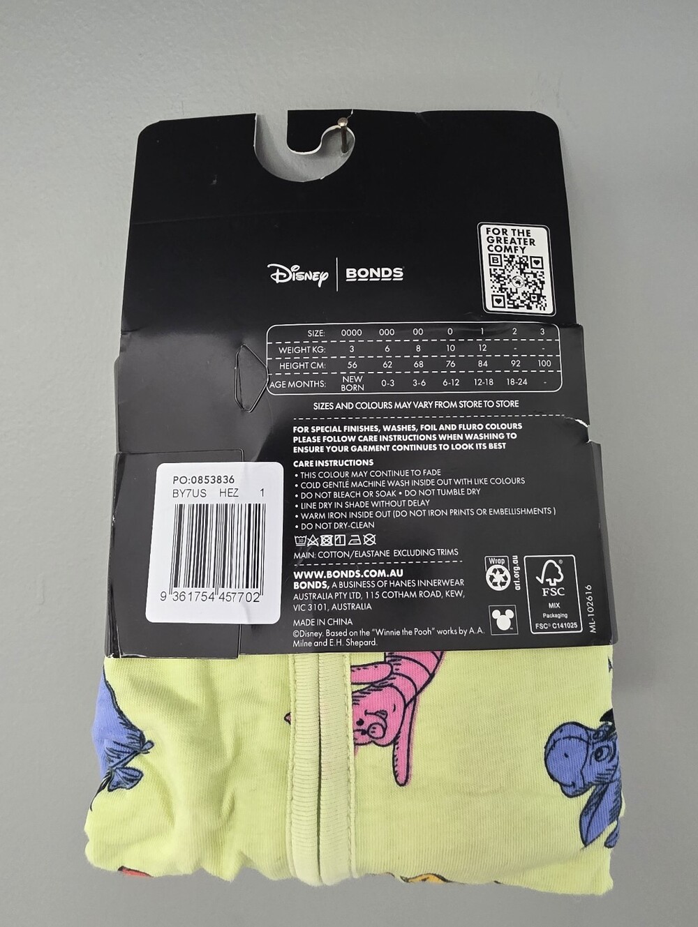 Bonds X Disney Winnie The Pooh And Friends Wondersuit - Picture 2 of 2
